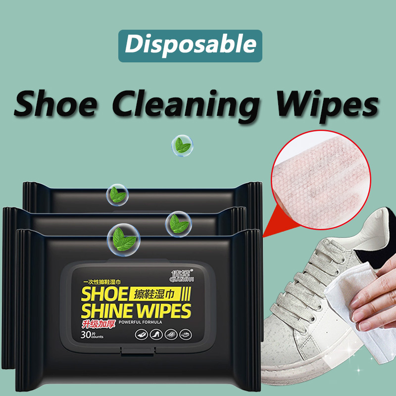Shoe Cleaner - 使い捨て靴掃除ワイプ,靴磨き,衣類アクセサリー,家庭用,エクスプレス,12個,30個