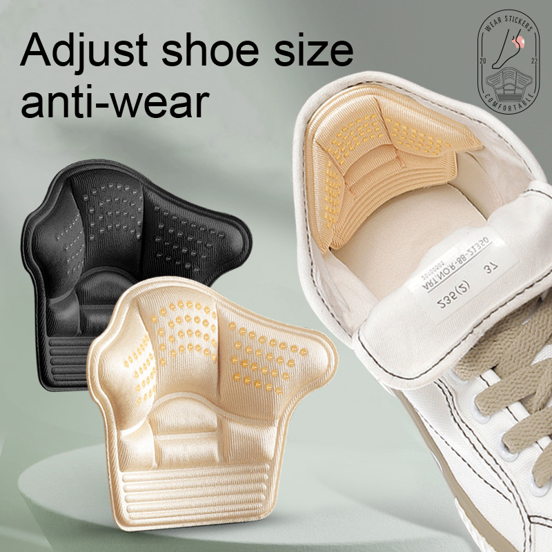 Sneaker Protector - ヒールステッカー ヒールプロテクター スニーカーサイズ縮小インソール 耐摩耗性フットパッド サイズ調整用ハイヒールクッションインサート