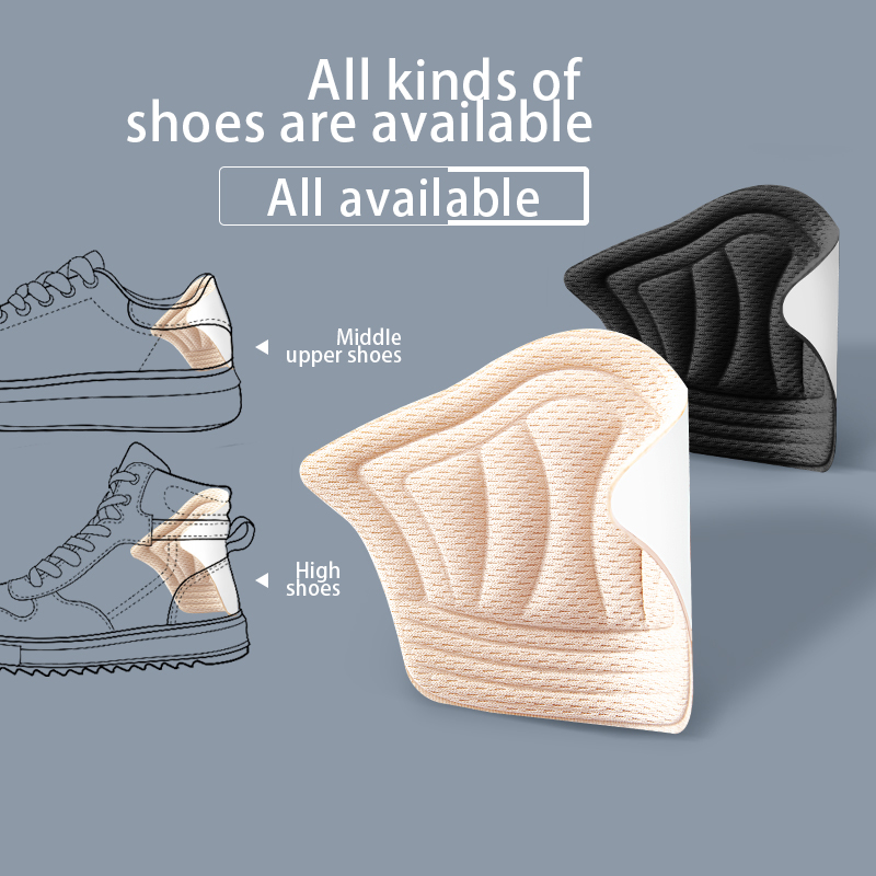 Sneaker Protector - インソールスポーツシューズ男性用調節可能なサイズの耐摩耗足パッド女性用靴ヒールインソールプロテクターステッカーインサート
