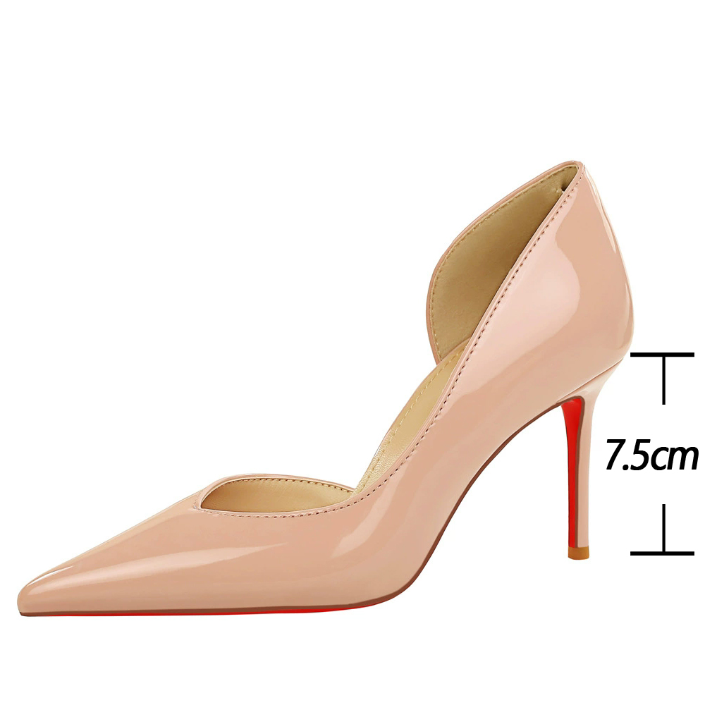BIGTREE 靴女性パンプスパテントレザーハイヒールセクシ - Shoe Tree のレビューと価格