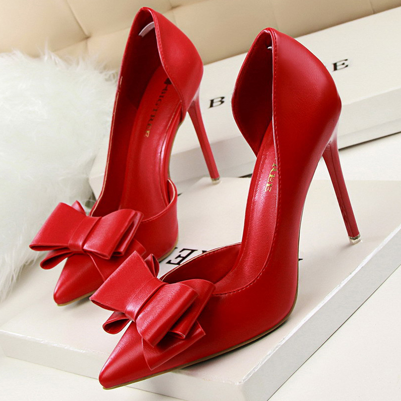 BIGTREE シューズ リボン結び レディース パンプス  - Shoe Tree のレビューと価格