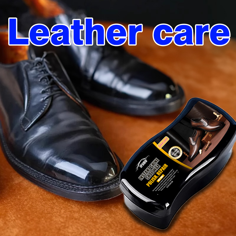 Ifubo インスタントシャインシューワックススポンジ、無色 - Leather Shoe Polish のレビューと価格