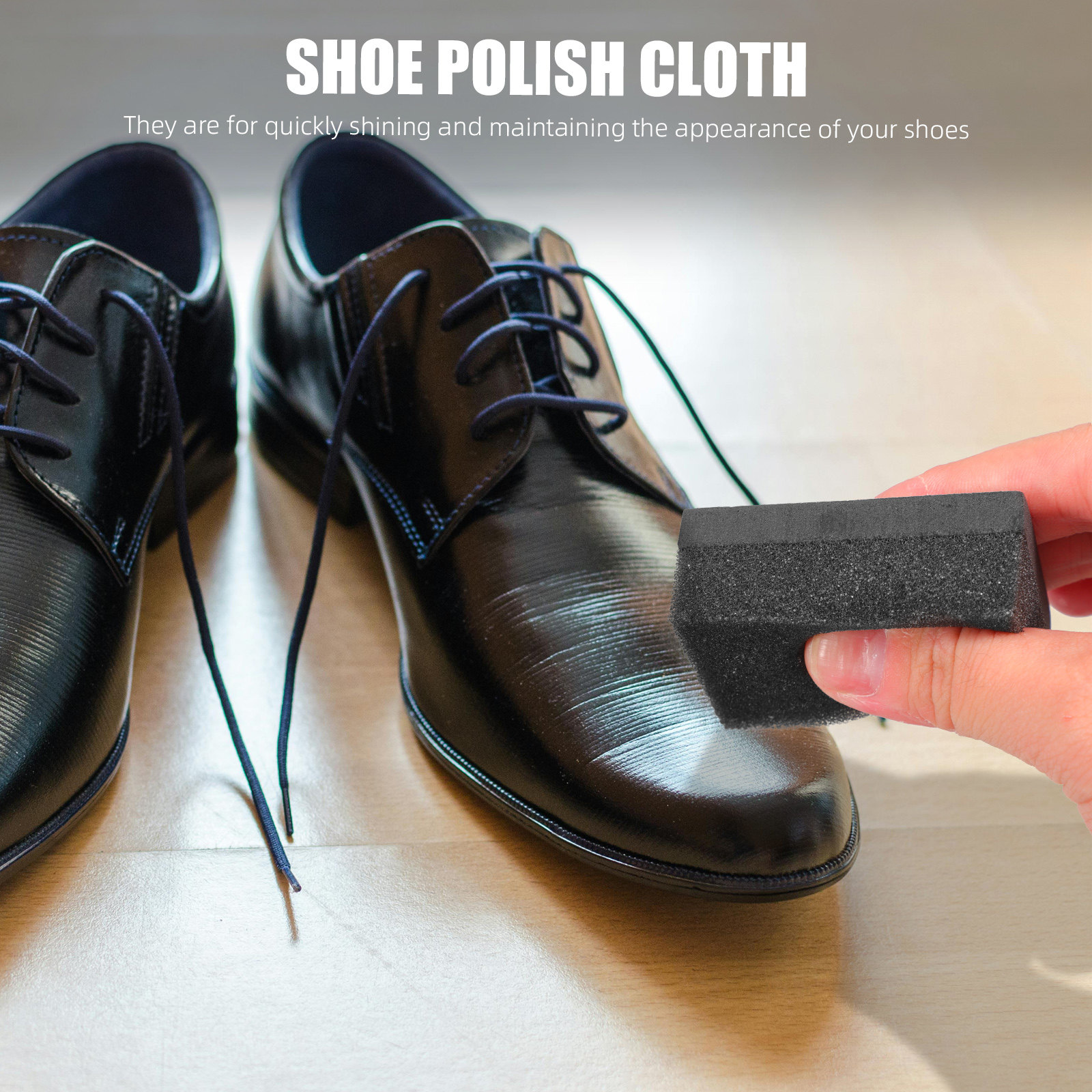 10 個使い捨て靴磨き布黒靴磨きワイプクイックケアクリーナー - Shoe Cleaner のレビューと価格