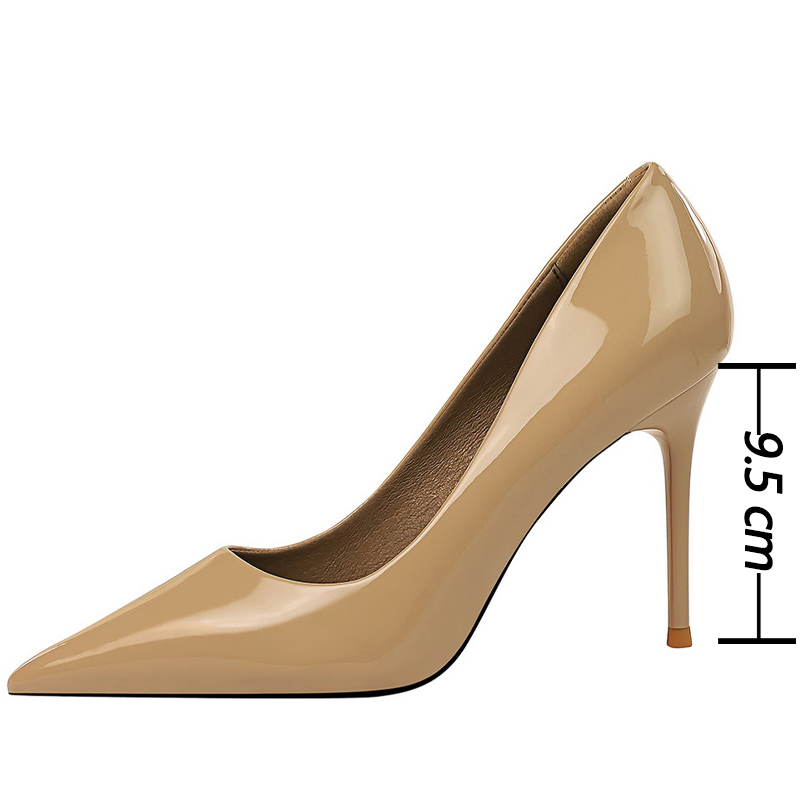 BIGTREE 靴ファッション女性パンプスパテントレザーハイ - Shoe Tree のレビューと価格
