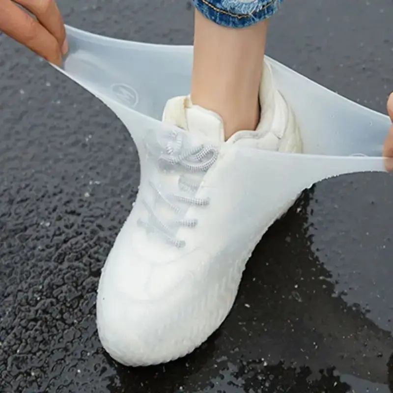 再利用可能な滑り止め防水レインシューカバー 1セット シリコ - Sneaker Protector のレビューと価格