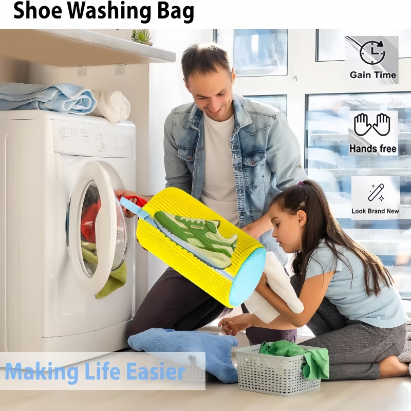 1/2/4個入り靴洗い機用バッグ、液体靴ブラシセット付き、耐 - Shoe Cleaning Brush のレビューと価格